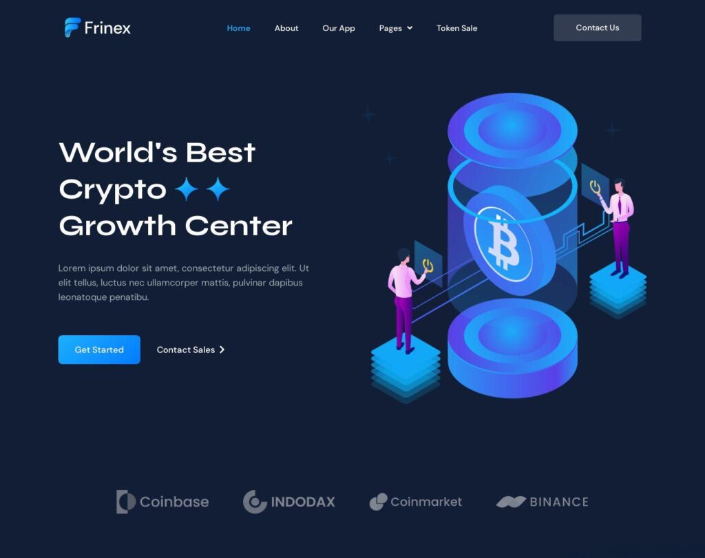 Site prezentare frinex blockchain