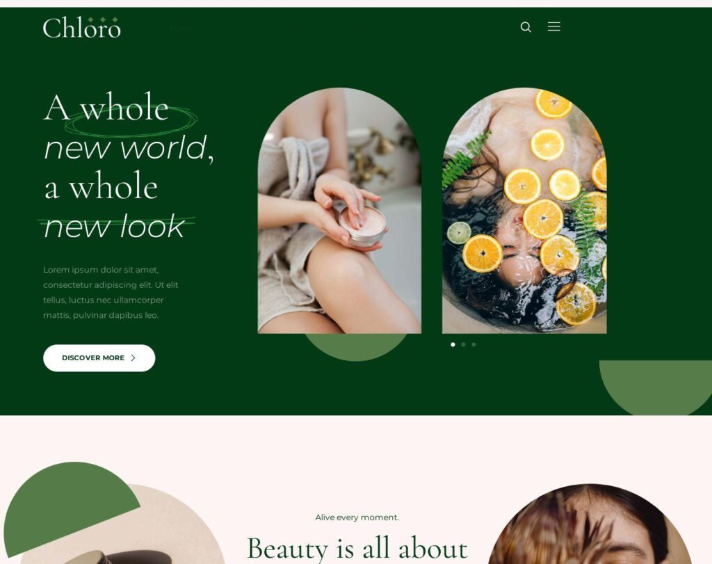 Site prezentare chloro skincare