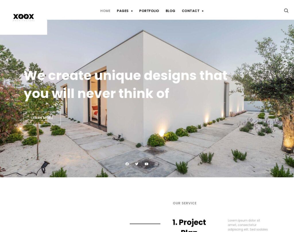 Site prezentare xoox architecture