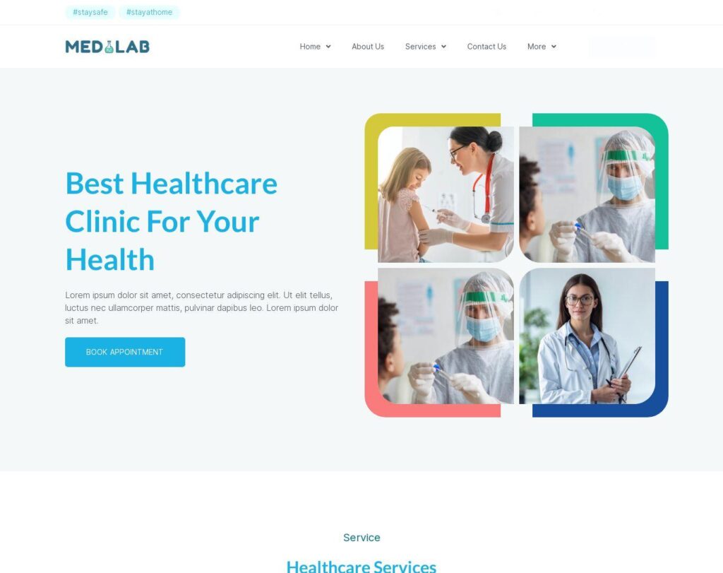 Site prezentare medilab healthcare