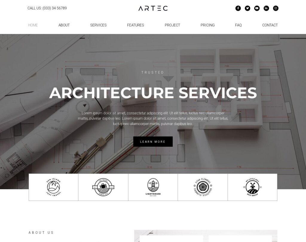 Site prezentare artec architecture