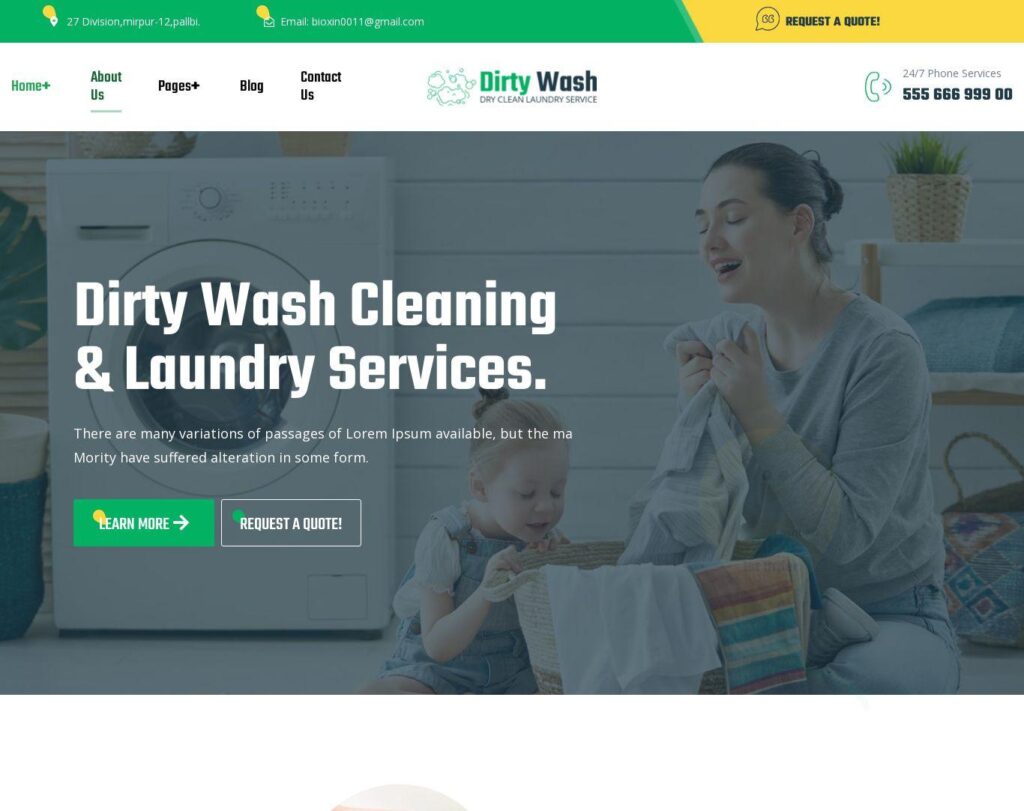 Site prezentare dirtywash dry