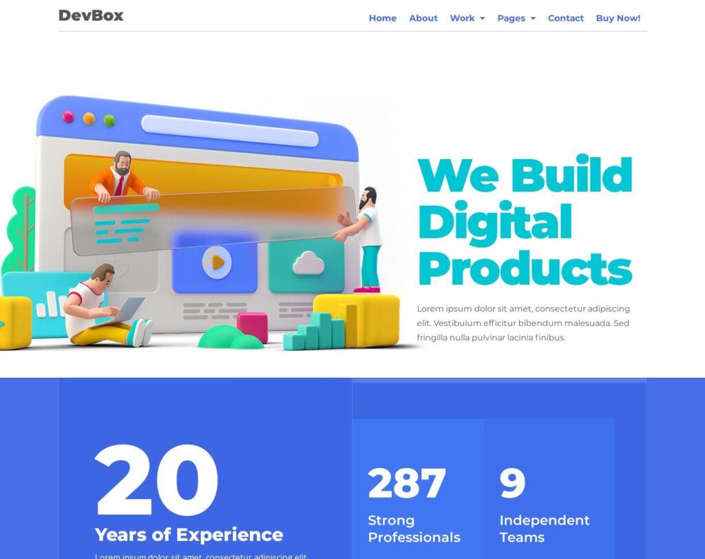 Site prezentare devbox creative