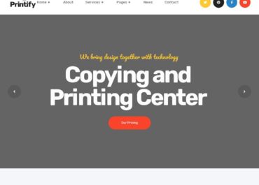Site prezentare printify printing