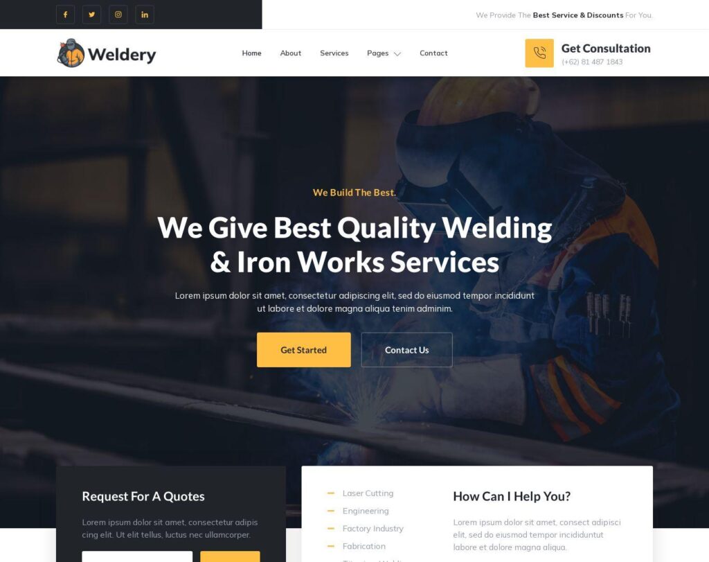 Site prezentare weldery welding