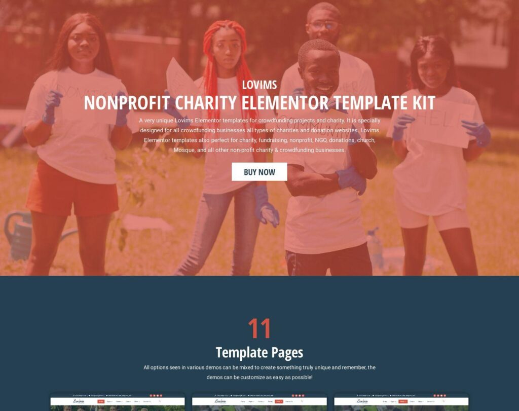 Site prezentare lovims charity