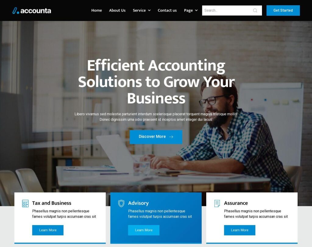 Site prezentare accounta accounting