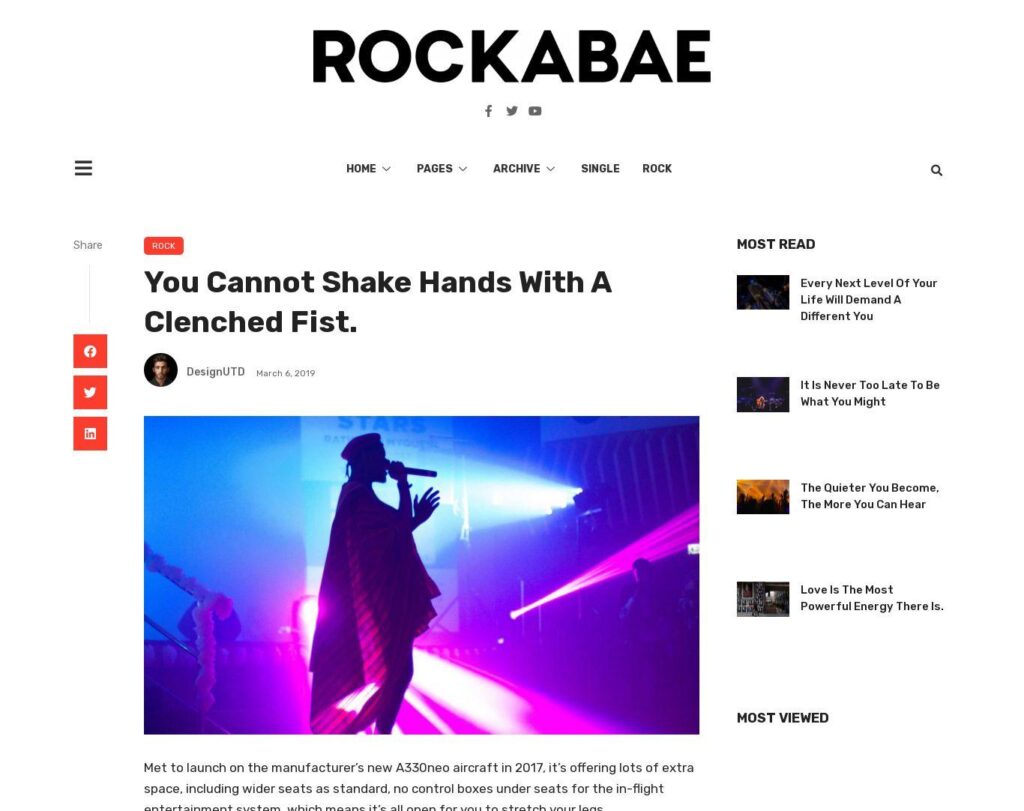 Site prezentare rockabae music