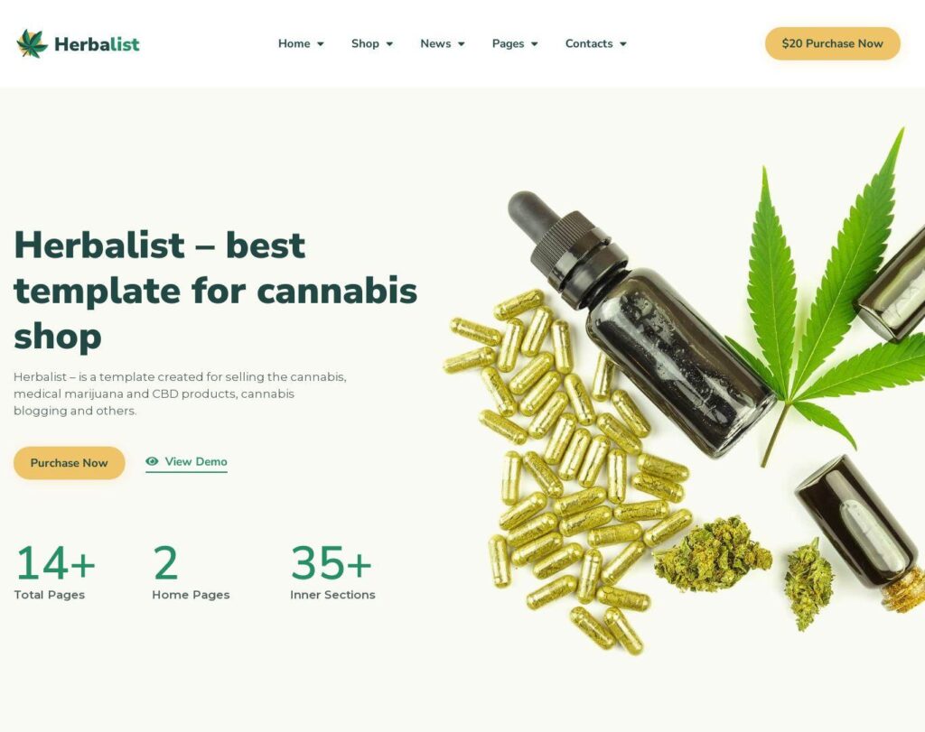 Site prezentare herbalist medical