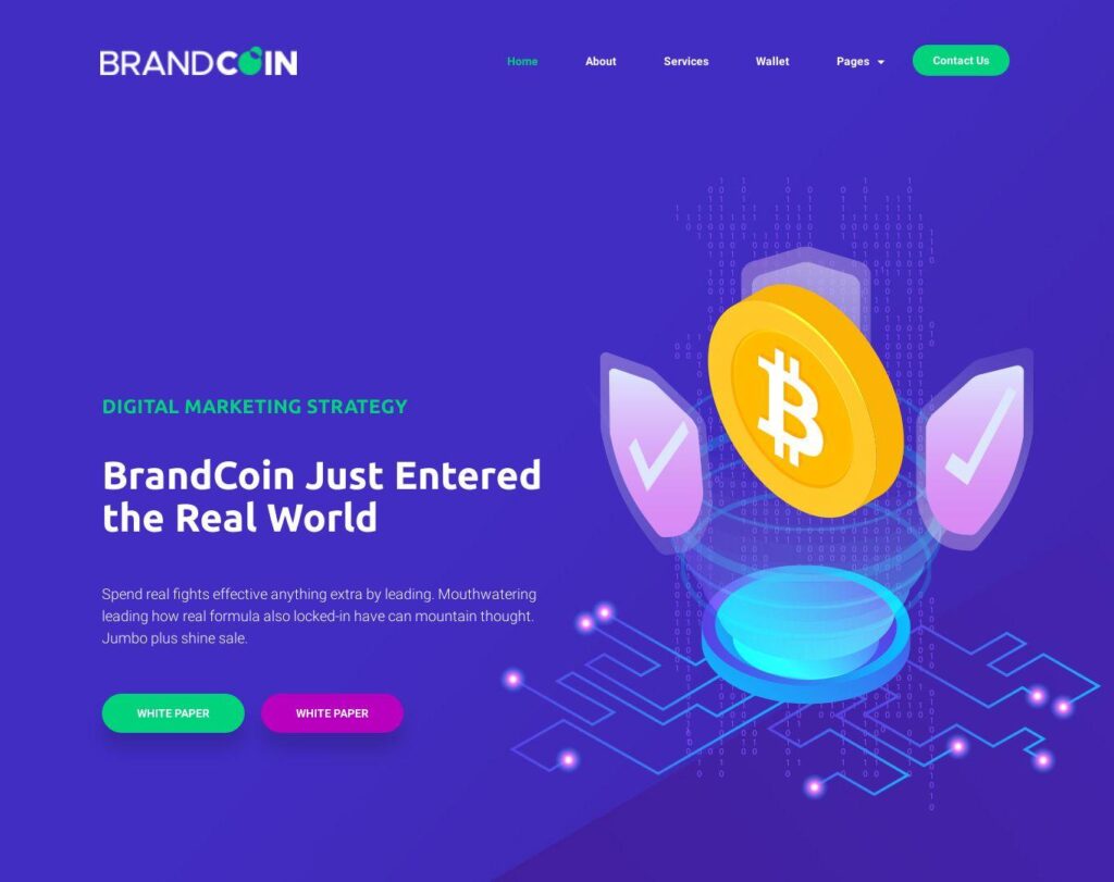 Site prezentare brandcoin cryptocurrency