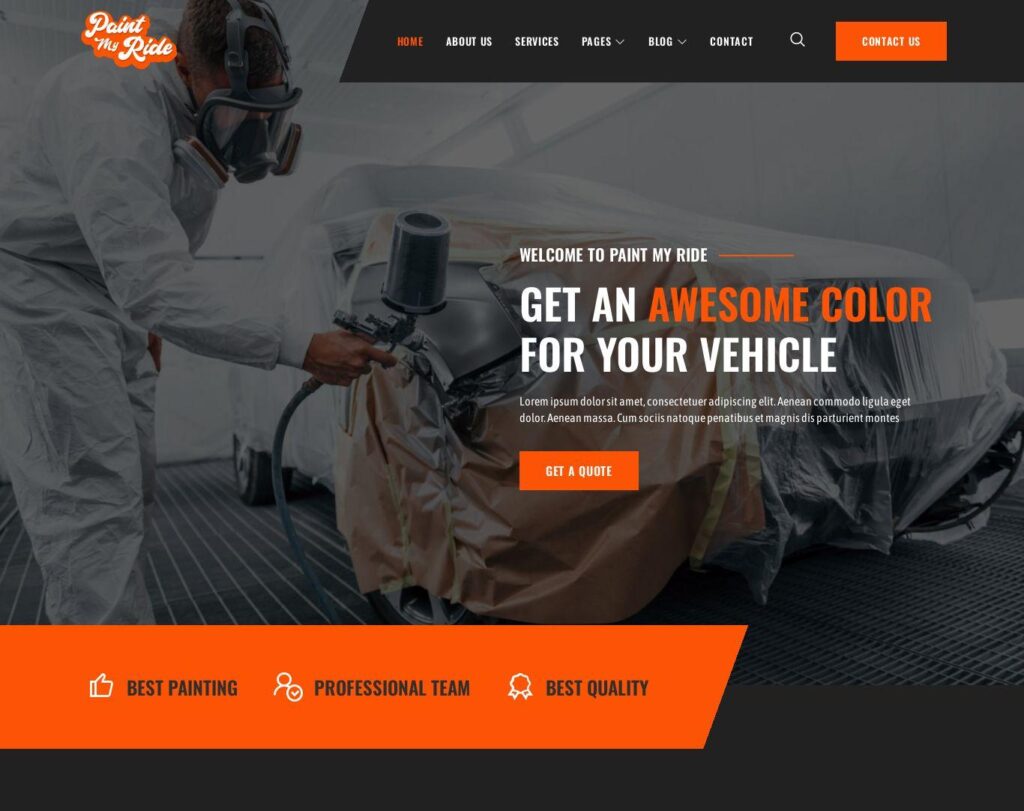 Site prezentare paintmyride car