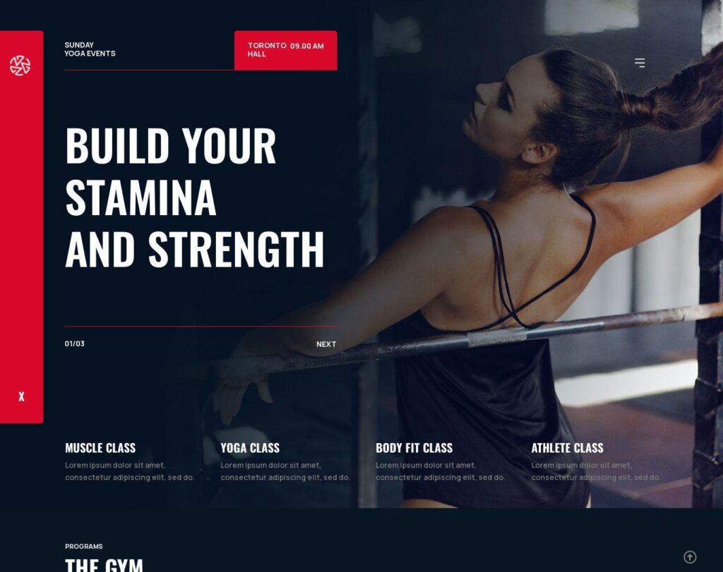 Site prezentare toronto gym