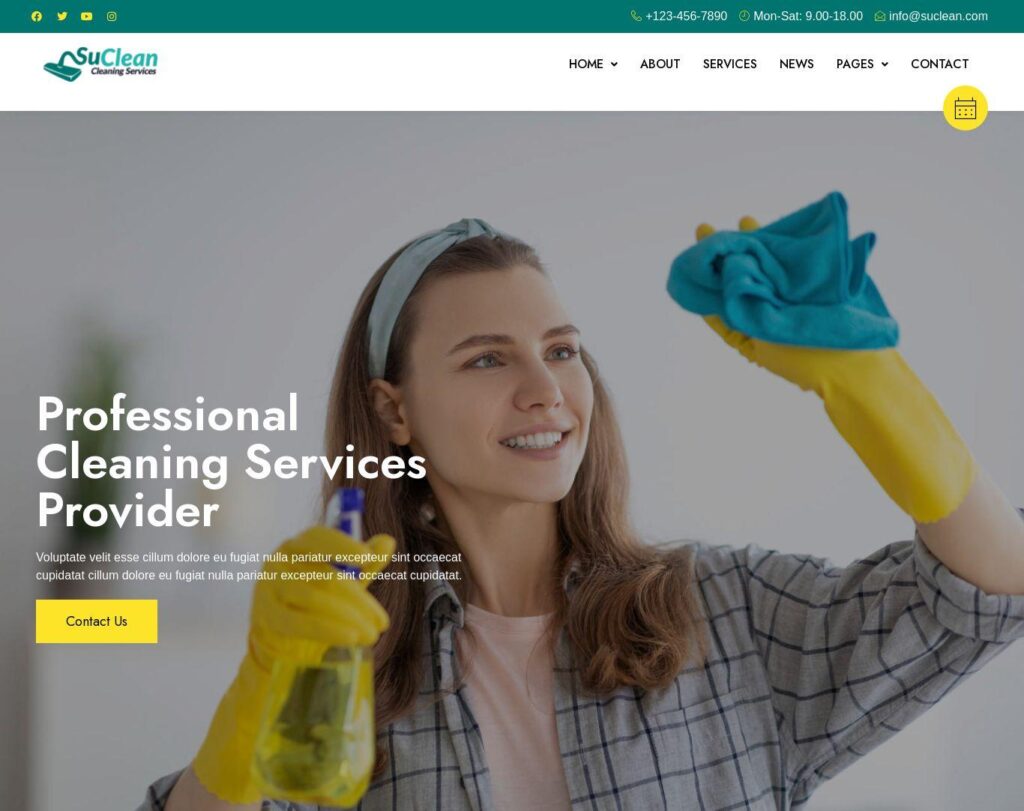 Site prezentare suclean cleaning