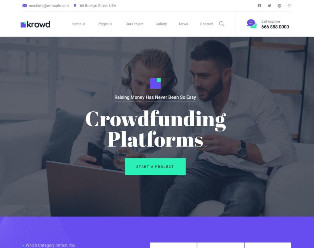 Site prezentare krowd crowdfunding