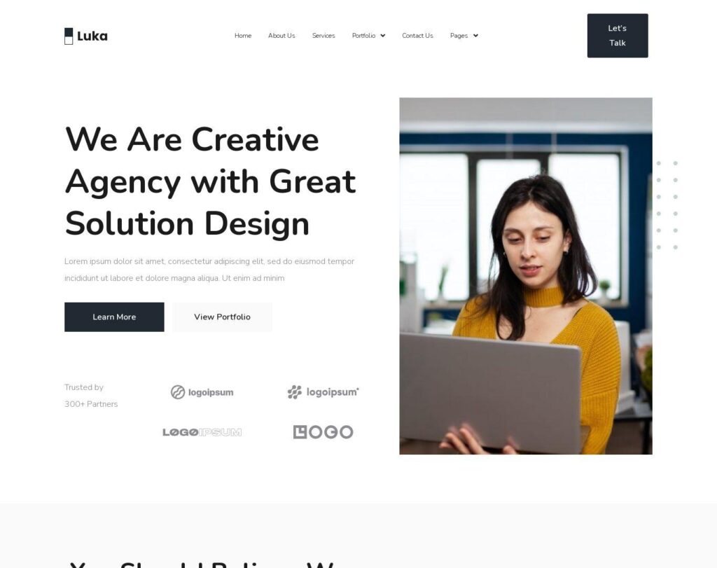 Site prezentare luka creative