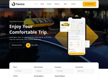 Site prezentare taxico taxi
