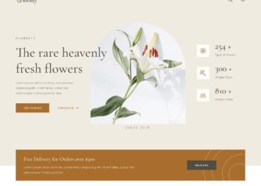 Site prezentare floristy florist