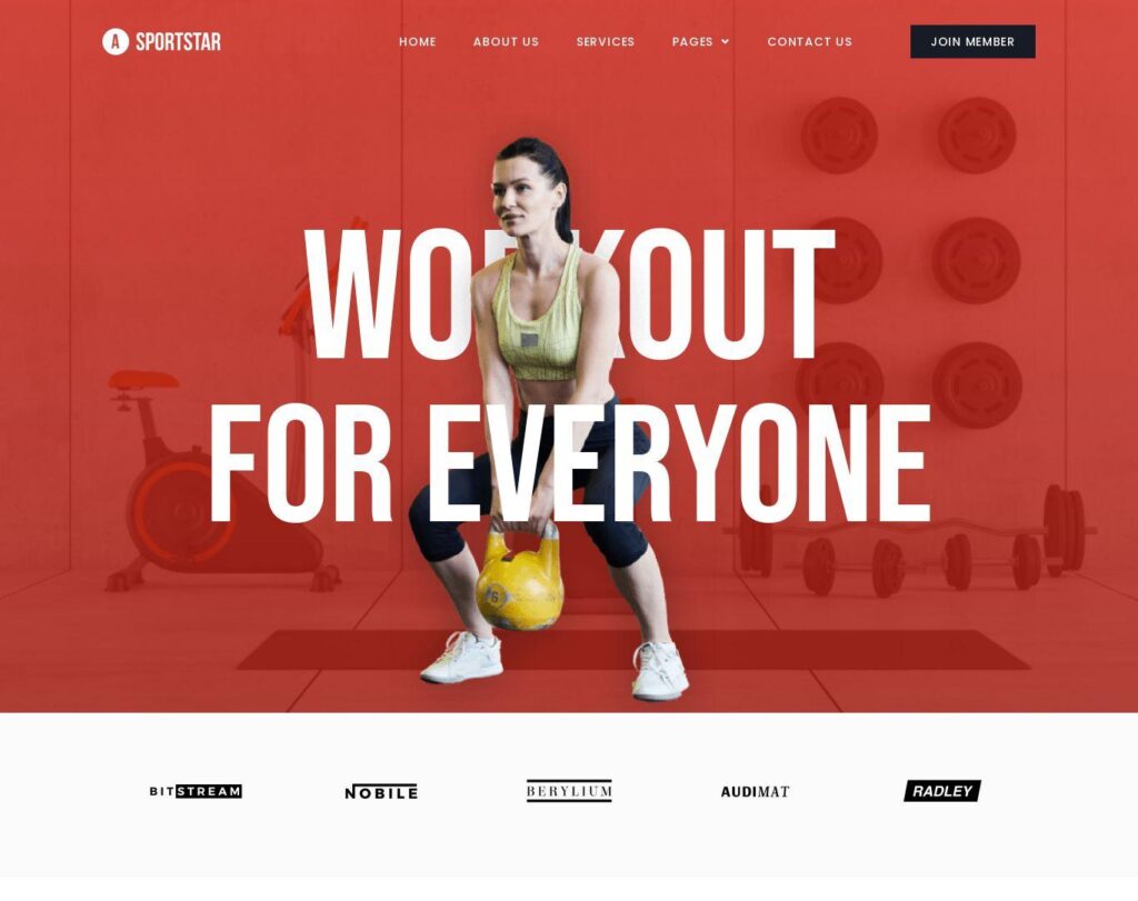 Site prezentare sportstar fitness