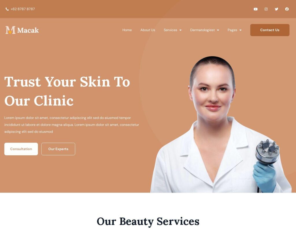 Site prezentare macak dermatology