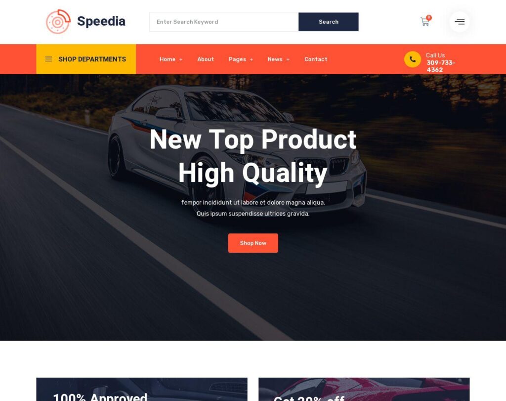 Site prezentare speedia autoparts