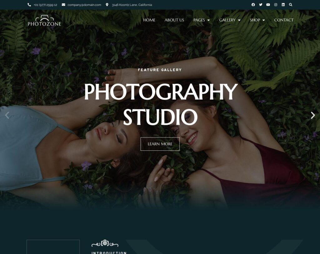 Site prezentare photozone photography