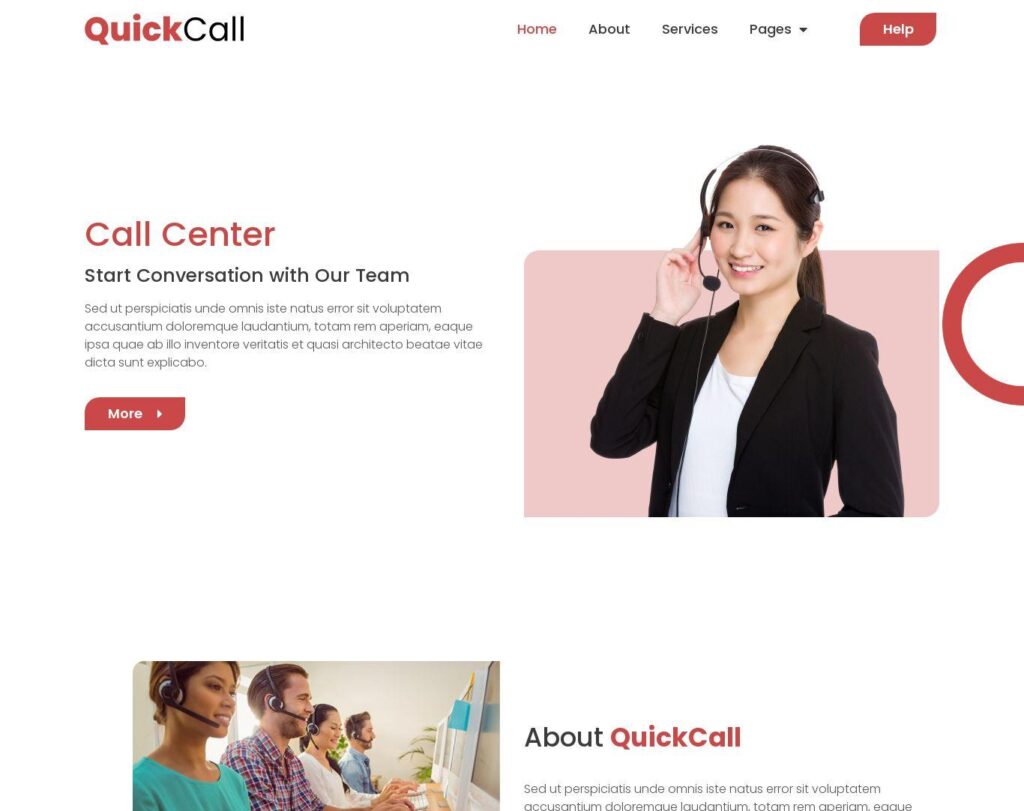 Site prezentare quick call