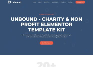 Site prezentare unbound charity