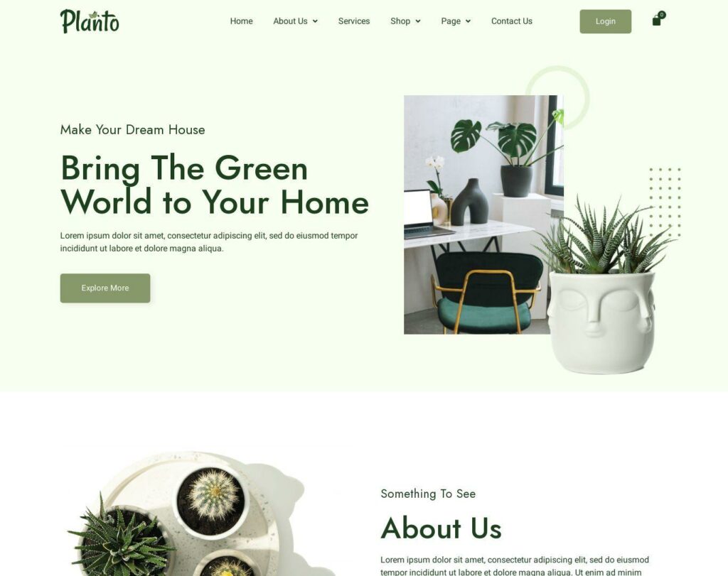 Site prezentare planto green