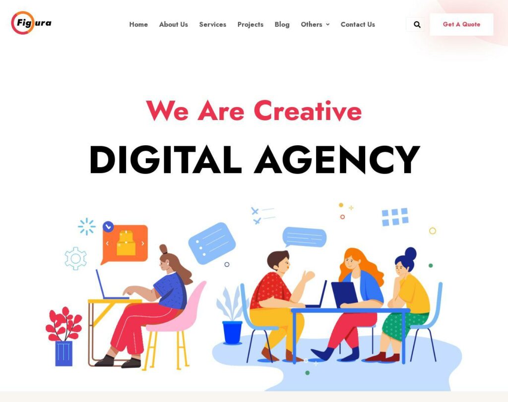 Site prezentare figura creative