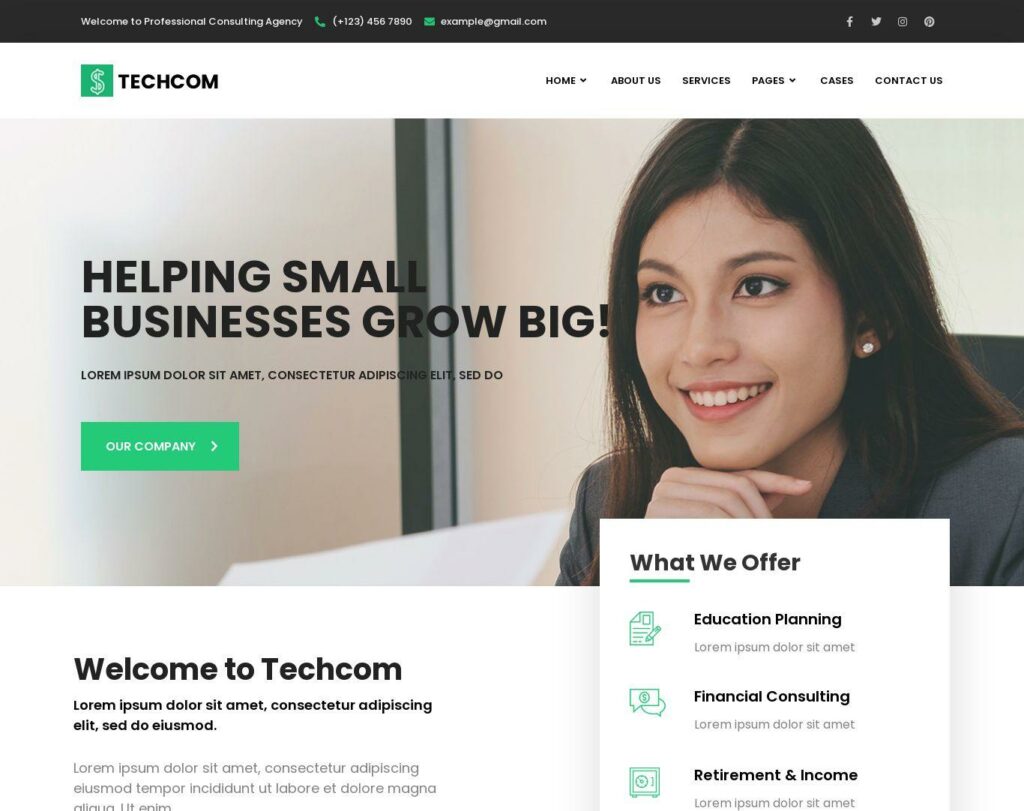 Site prezentare techcom investment