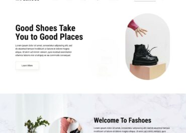 Site prezentare fashoes minimal