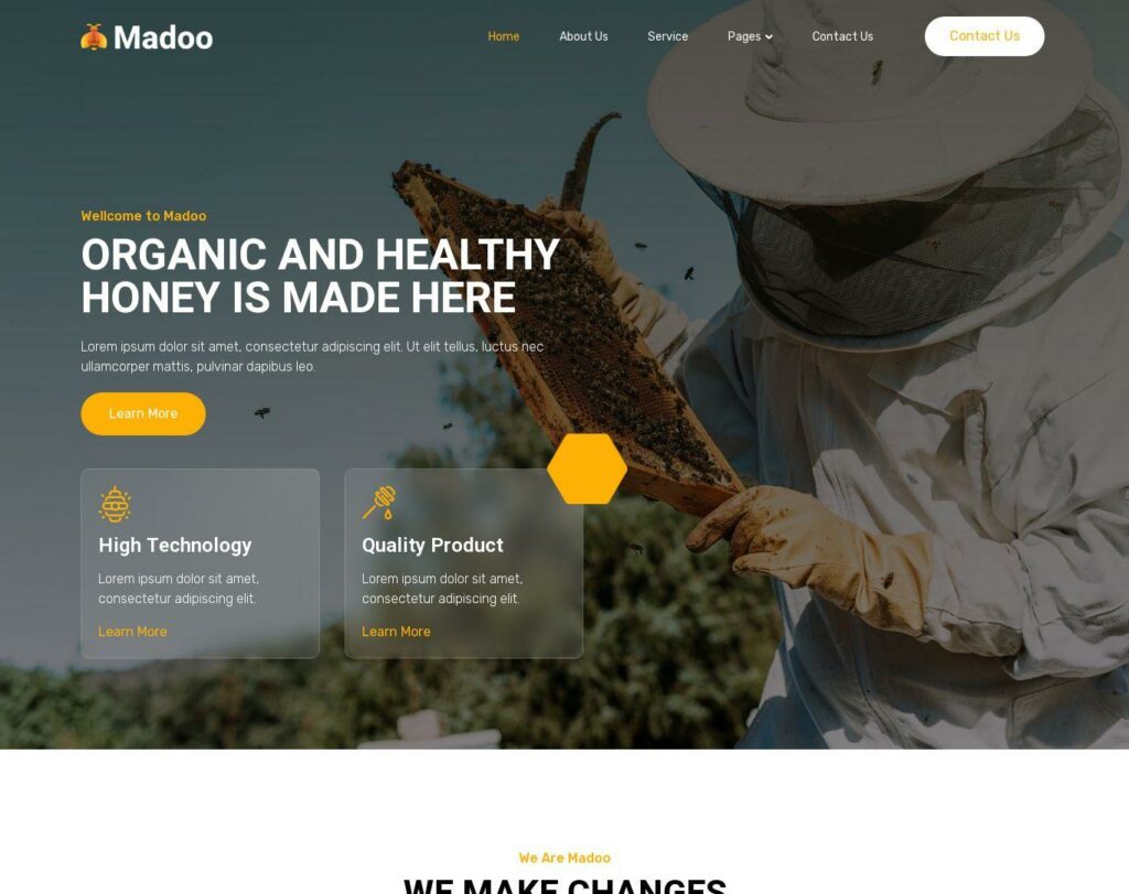 Site prezentare madoo honey