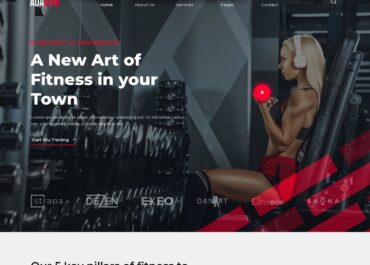 Site prezentare adagym fitness