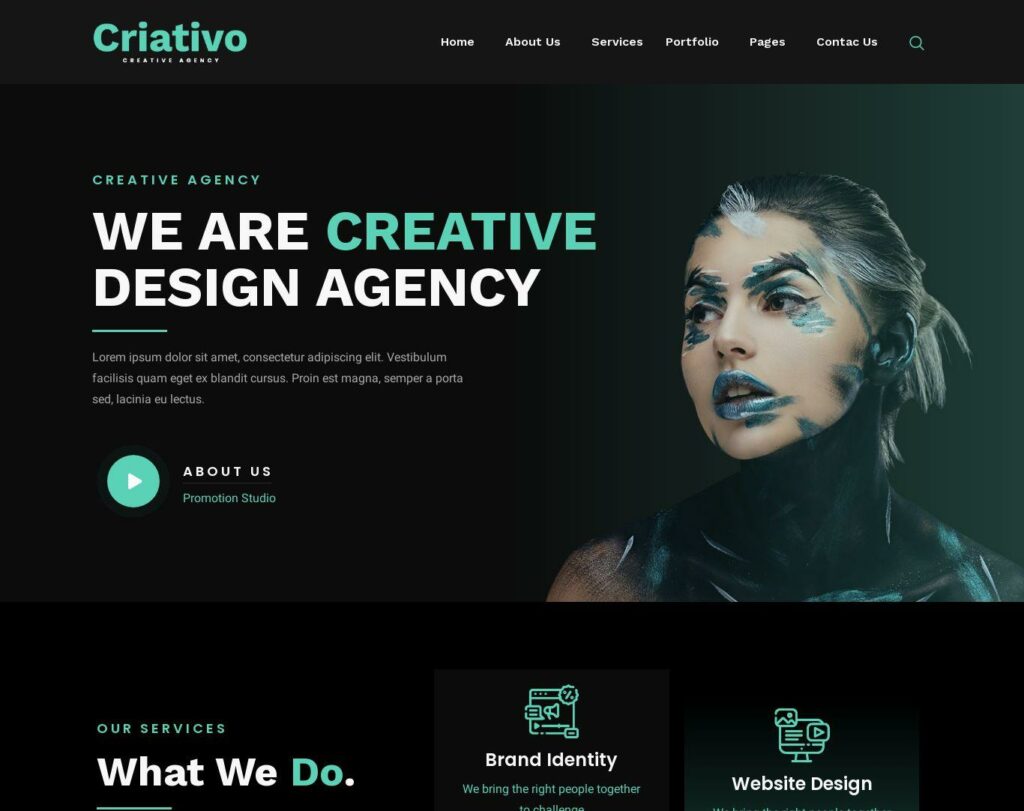 Site prezentare criativo creative