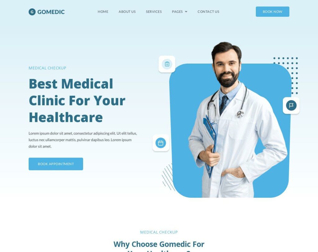 Site prezentare gomedic medical