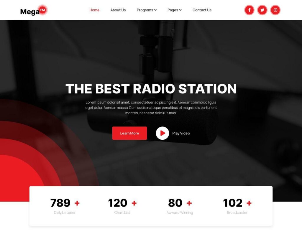 Site prezentare megafm radio