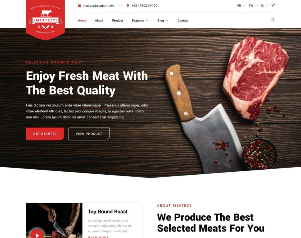 Site prezentare meatezy meat