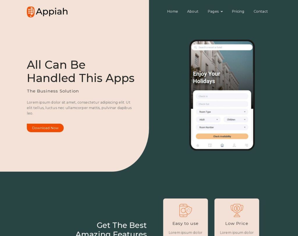 Site prezentare appiah app