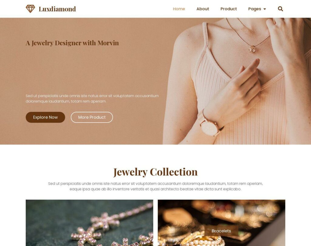 Site prezentare luxdiamond jewelry