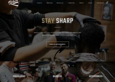 Site prezentare nelson barbershop