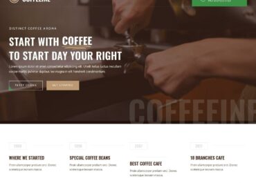 Site prezentare coffeeine coffee