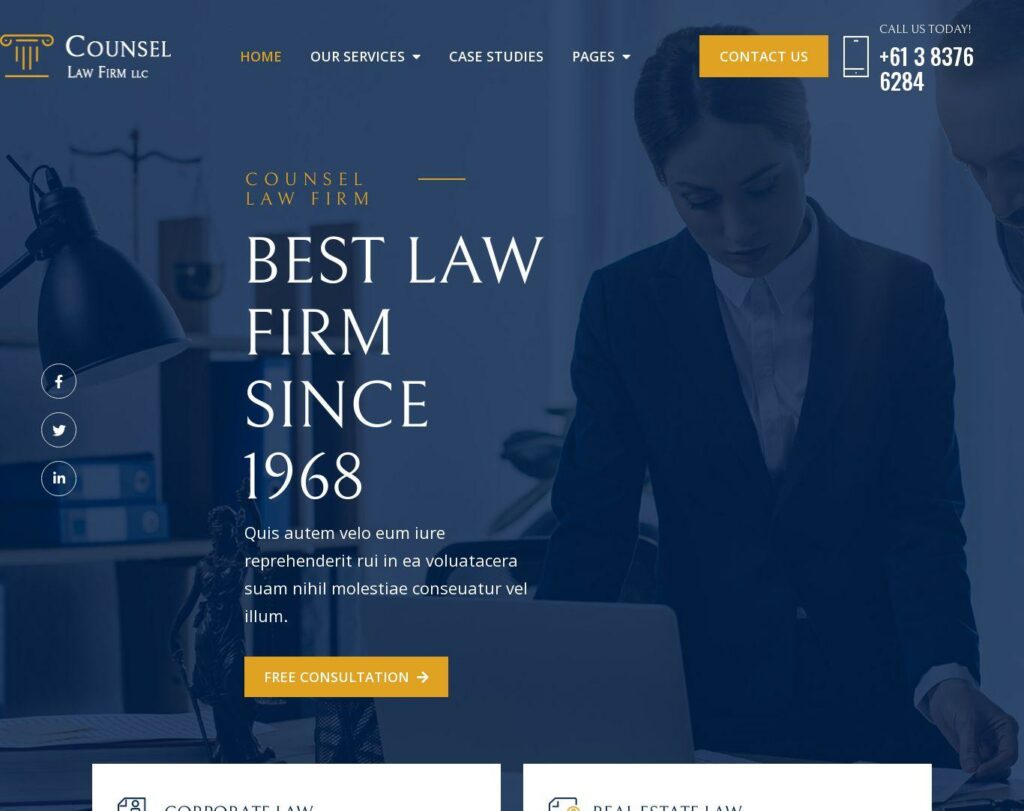Site prezentare counsel law