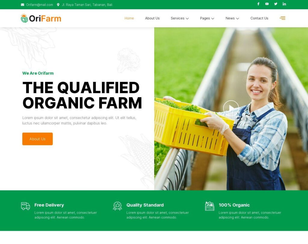 Site prezentare orifarm organic