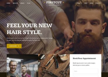 Site prezentare firstcut barbershop