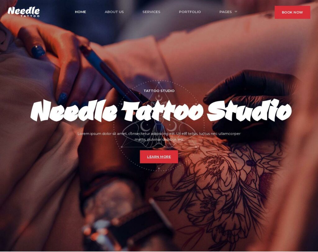Site prezentare needle tattoo