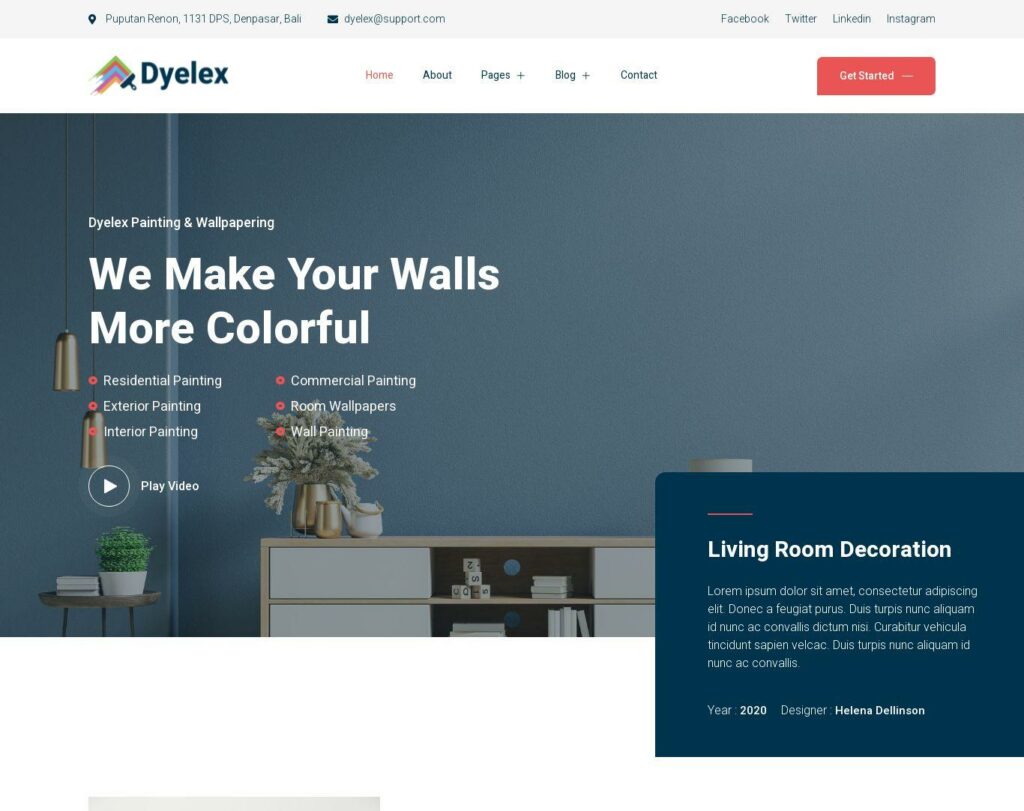 Site prezentare dyelex painting