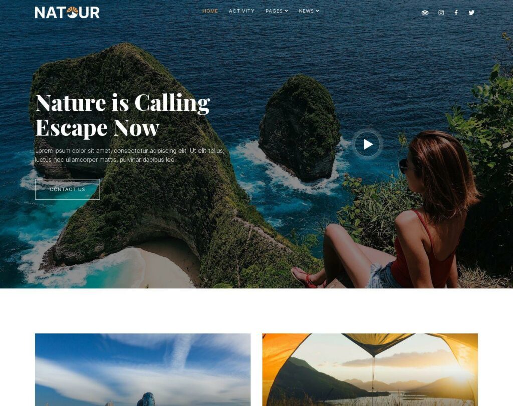 Site prezentare natour adventure