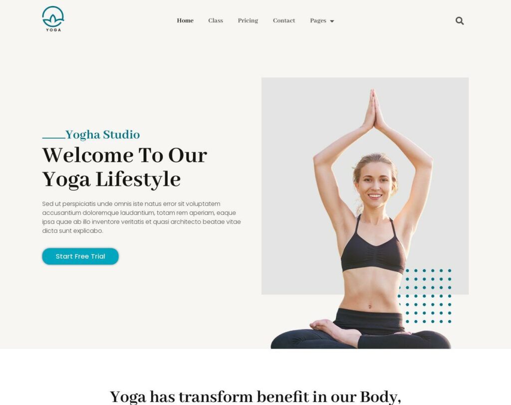 Site prezentare yogha yoga