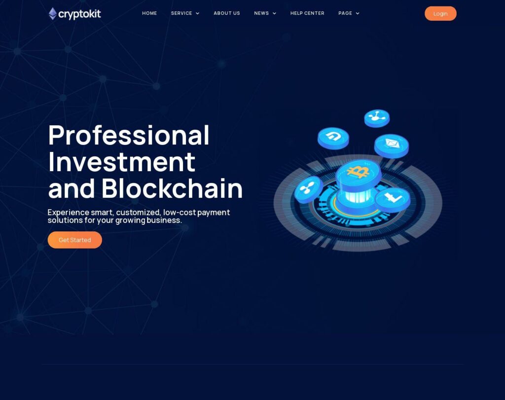 Site prezentare cryptokit blockchain