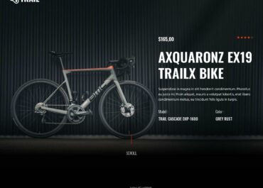 Site prezentare trail bike